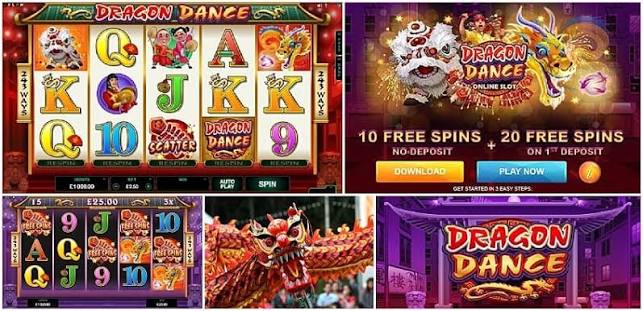 Dragon Dance Slots by Games Global — hero banner at PowerUp Casino Canada